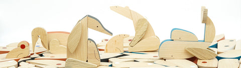 polar stories wooden toys collection