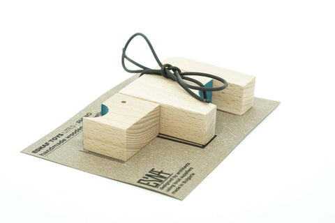 handmade wooden magnetic rhino gifts