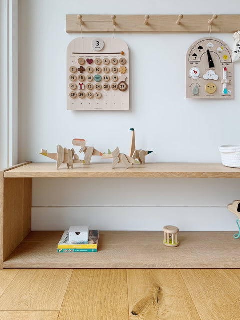 handmade wooden magnetic dinosaurs toys
