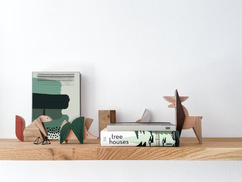 wooden forest designer objects