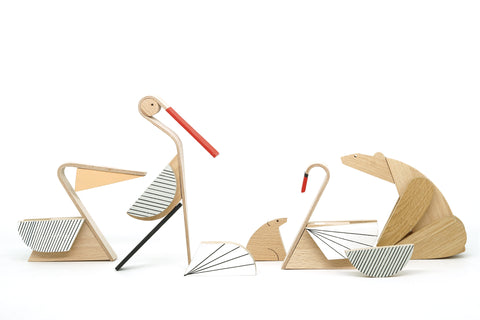 wooden bird gift toys