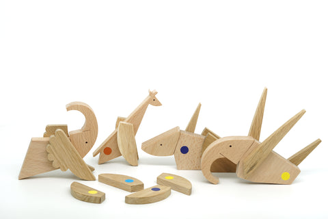African animals magnetic toys