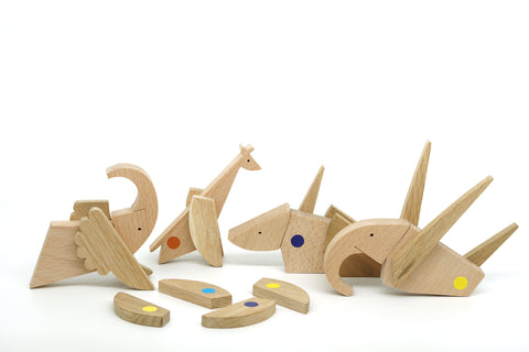 African animals magnetic toys