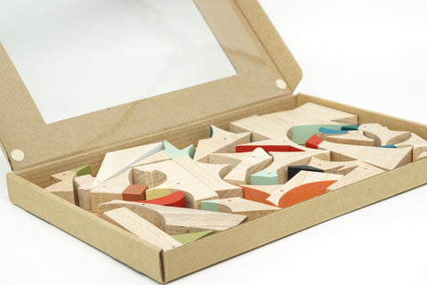 wooden birds open-ended play toys