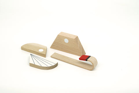 handmade wooden swan gift