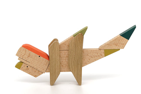 dinosaurs wooden magnetic toys creatures