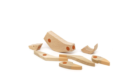 Dingo wooden magnetic animal puzzle