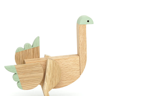 emu wooden magnetic toy