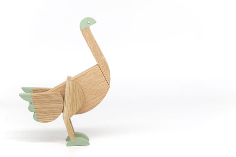 emu wooden magnetic toy