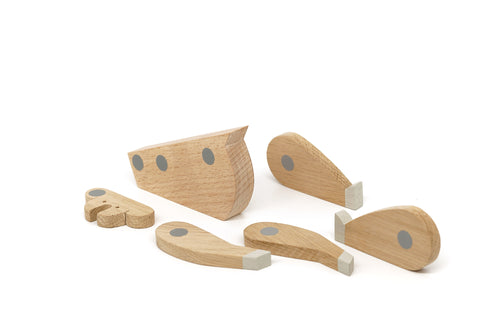 Koala wooden magnetic parts puzzle