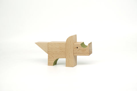 handmade wooden magnetic dinosaurs gifts